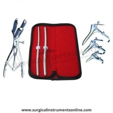 Hegar uterine dilator set 2 Pieces, 7-8,9-10,mathieu speculum, grave 3pcs