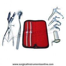 Hegar uterine dilator set 2 Pieces, 7-8,9-10, pinwheel, mathieu, grave 3pcs, collin large
