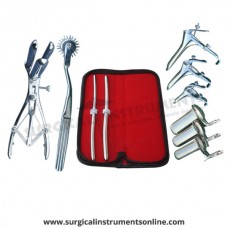 Hegar uterine dilator set 2 Pieces, 7-8,9-10, pinwheel, mathieu, grave 3pcs, collin 3pcs