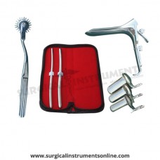Hegar uterine dilator set 2 Pieces, 7-8,9-10, pinwheel, collin 3pcs, grave large