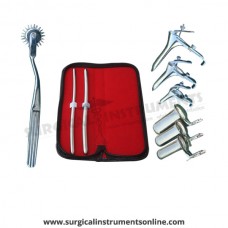 Hegar uterine dilator set 2 Pieces, 7-8,9-10, pinwheel, grave 3pcs, collin 3pcs