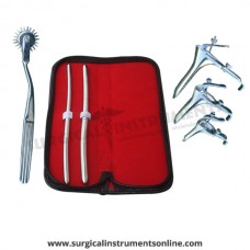 Hegar uterine dilator set 2 Pieces, 7-8,9-10, pinwheel, grave 3pcs