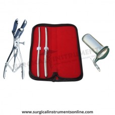 Hegar uterine dilator set 2 Pieces, 9-10,11-12, mathieu speculum, collin large
