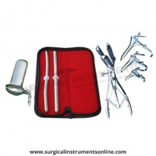 Hegar uterine dilator set 2 Pieces, 9-10,11-12, mathieu speculum, grave 3pcs, collin large