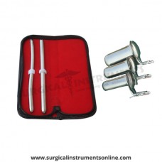 Hegar uterine dilator set 2 Pieces, 9-10,11-12, collin 3pcs