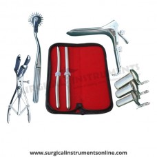 Hegar uterine dilator set 2 Pieces, 9-10,11-12, pinwheel, mathieu, grave large, collin 3pcs