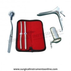 Hegar uterine dilator set 2 Pieces, 9-10,11-12, pinwheel, grave large, collin small