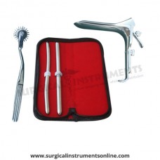 Hegar uterine dilator set 2 Pieces, 9-10,11-12, pinwheel, grave medium
