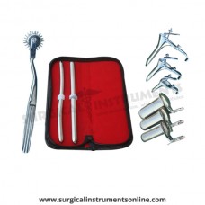 Hegar uterine dilator set 2 Pieces, 9-10,11-12, pinwheel, grave 3pcs, collin 3pcs