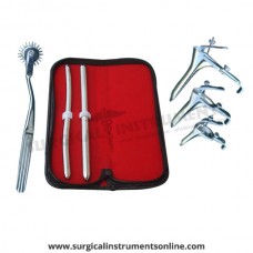 Hegar uterine dilator set 2 Pieces, 9-10,11-12, pinwheel, grave 3pcs