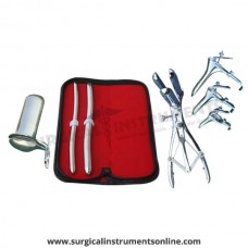 Hegar uterine dilator set 2 Pieces, 9-10,13-14, mathieu speculum, grave 3pcs, collin large