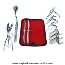 Hegar uterine dilator set 2 Pieces, 9-10,13-14, pinwheel, mathieu, grave 3pcs, collin 3pcs