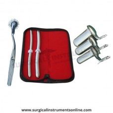 Hegar uterine dilator set 2 Pieces, 9-10,13-14, pinwheel, collin 3pcs