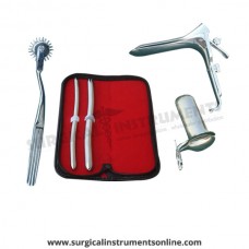 Hegar uterine dilator set 2 Pieces, 9-10,13-14, pinwheel, grave large, collin large