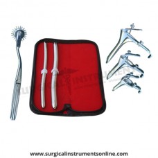 Hegar uterine dilator set 2 Pieces, 9-10,13-14, pinwheel, grave 3pcs