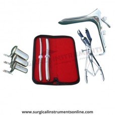 Hegar uterine dilator set 2 Pieces, 9-10,15-16, mathieu speculum, grave large, collin 3pcs
