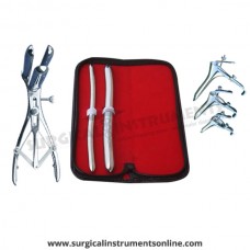 Hegar uterine dilator set 2 Pieces, 9-10,15-16, mathieu speculum, grave 3pcs