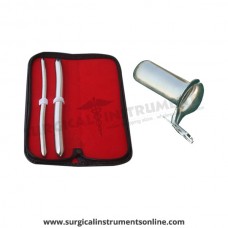 Hegar uterine dilator set 2 Pieces, 9-10,15-16, collin large