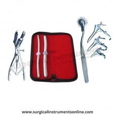 Hegar uterine dilator set 2 Pieces, 9-10,15-16, pinwheel, mathieu, grave 3pcs