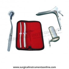Hegar uterine dilator set 2 Pieces, 9-10,15-16, pinwheel, grave medium, collin large