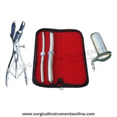 Hegar uterine dilator set 2 Pieces, 9-10,17-18, mathieu speculum, collin large
