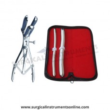 Hegar uterine dilator set 2 Pieces, 9-10,17-18, mathieu speculum