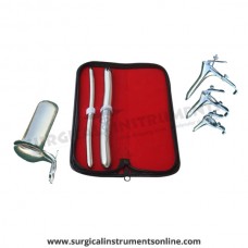 Hegar uterine dilator set 2 Pieces, 9-10,17-18, grave 3pcs, collin large