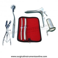 Hegar uterine dilator set 2 Pieces, 9-10,17-18, pinwheel, mathieu, grave large, collin large