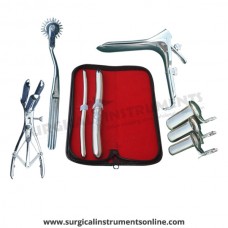 Hegar uterine dilator set 2 Pieces, 9-10,17-18, pinwheel, mathieu, grave large, collin 3pcs