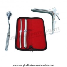 Hegar uterine dilator set 2 Pieces, 9-10,17-18, pinwheel, grave large