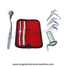 Hegar uterine dilator set 2 Pieces, 9-10,17-18, pinwheel, grave 3pcs, collin large