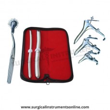 Hegar uterine dilator set 2 Pieces, 9-10,17-18, pinwheel, grave 3pcs